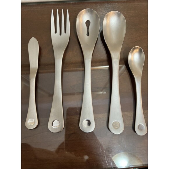Robert Welch PENDULUM 18/10 Satin 5pc Serving Set - Picture 1 of 9